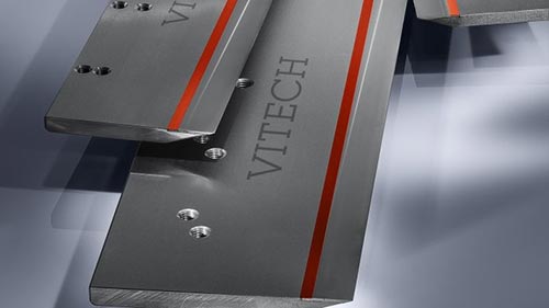 Твердосплавные гильотинные ножи TCT и Vitech для высокопроизводительных резательных машин<